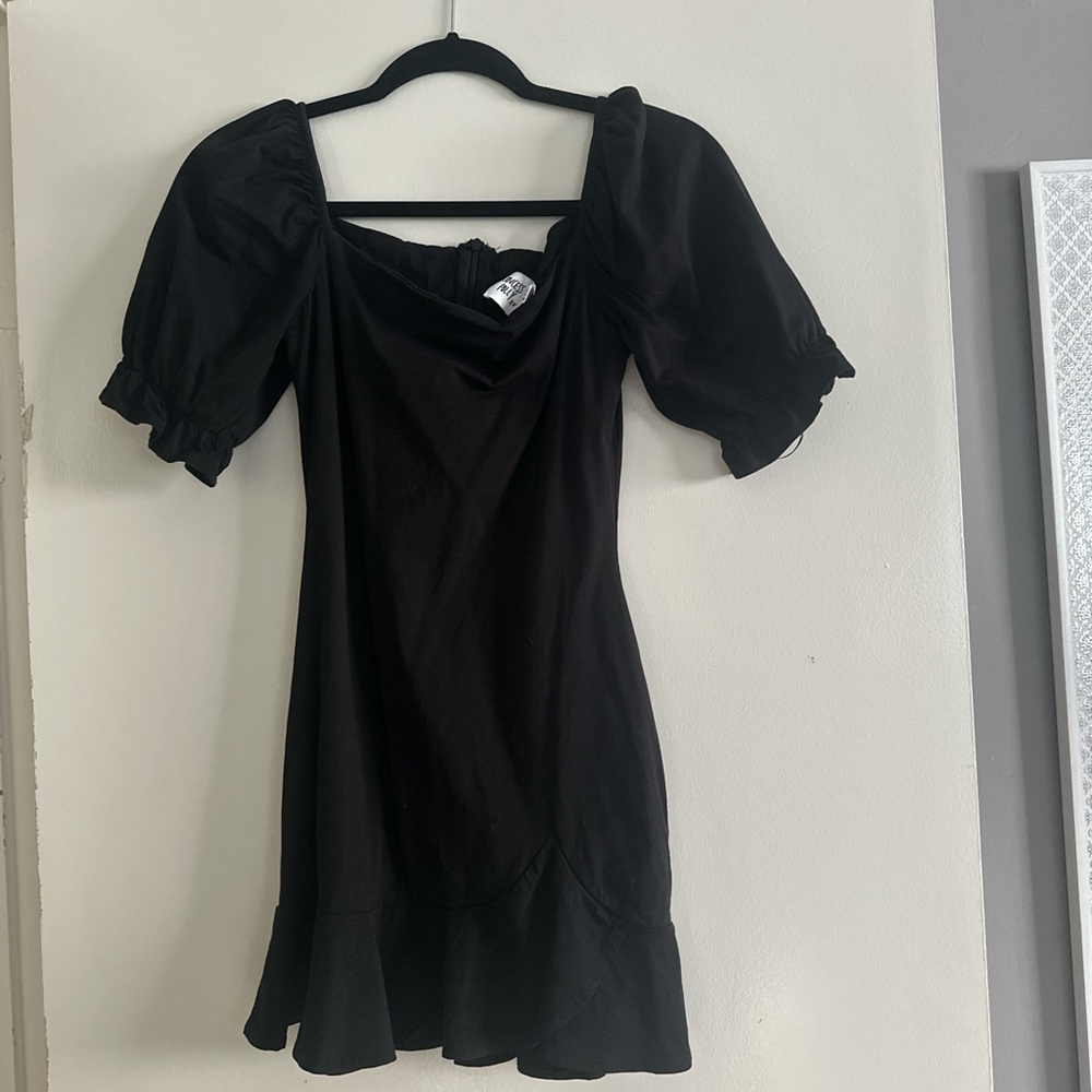 black princess polly mini dress
